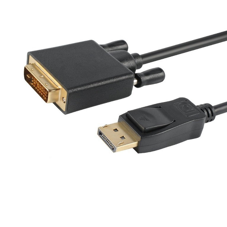 Astrotek DisplayPort DP to DVI-D 2m Cable Male to Male 24+1 Gold plated Supports video resolutions up to 1920x1200/1080P Full HD @60Hz Astrotek DisplayPort DP to DVI-D 2m Cable Male to Male 24+1 Gold plated Supports video resolutions up to 1920x1200/1080P Full HD @60Hz